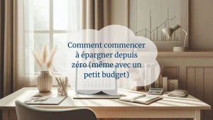 Commencer à épargner